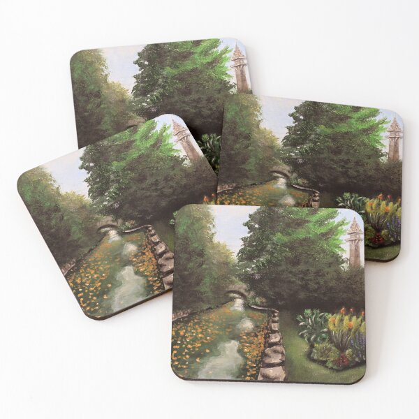 Item preview, Shakespeare Gardens - Acrylic on Canvas designed and sold by Pansymade.