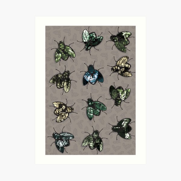 Rock n Roll Time Flies Art Print