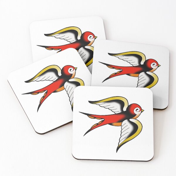 Item preview, Swallow or sparrow tattoo bird designed and sold by dtmtattoo.