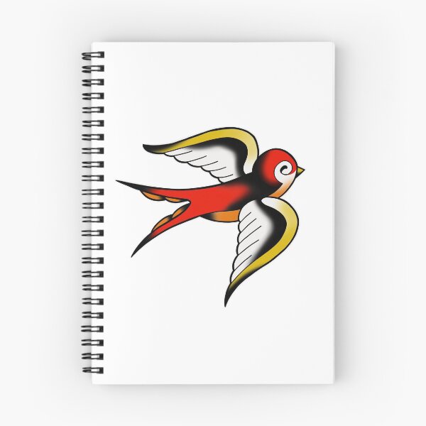 Item preview, Swallow or sparrow tattoo bird designed and sold by dtmtattoo.