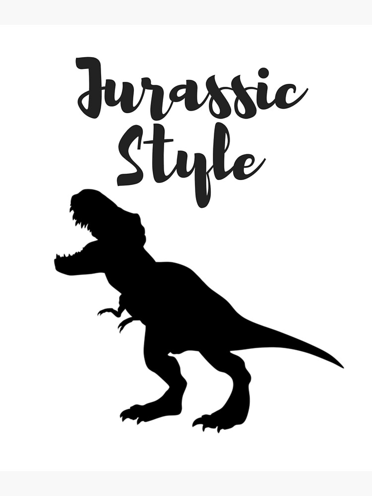 Utahraptor Jumping Black Silhouette Dinosaur - Utahraptor - Posters and Art  Prints