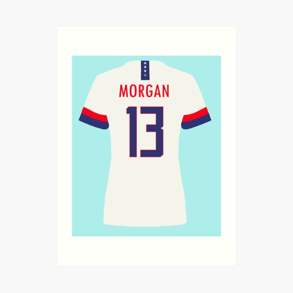 Alex Morgan Red USWNT Jersey Poster for Sale by mappsart