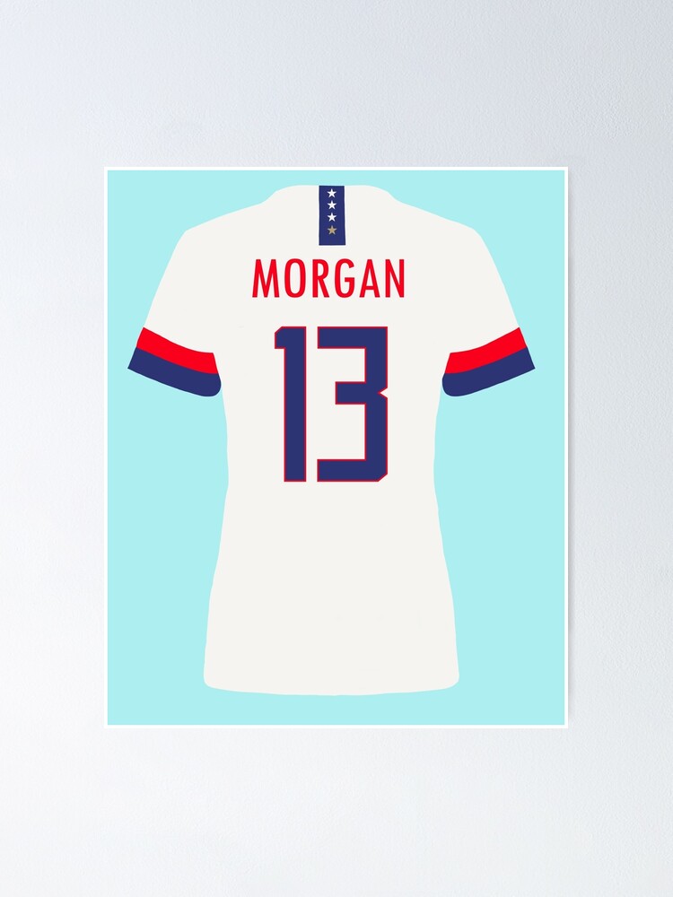 Alex Morgan USWNT Jersey' Poster for Sale by mappsart