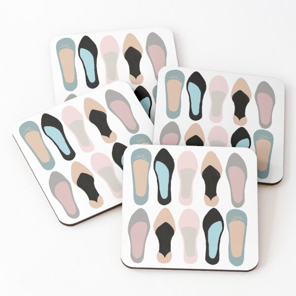 Item preview, Retro ballet flats designed and sold by ParuCreations.