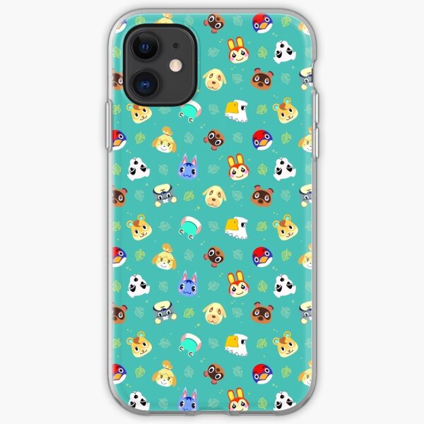 Animal Crossing Pattern iPhone Soft Case