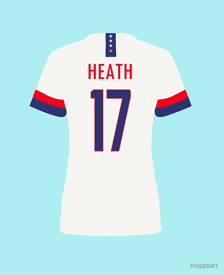 tobin heath uswnt jersey