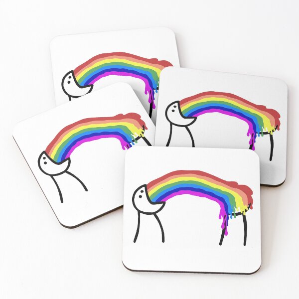 Item preview, I vomit rainbows designed and sold by RAWWR.