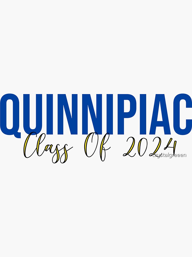 "Quinnipiac Class of 2025" Sticker by crystalgreeen Redbubble