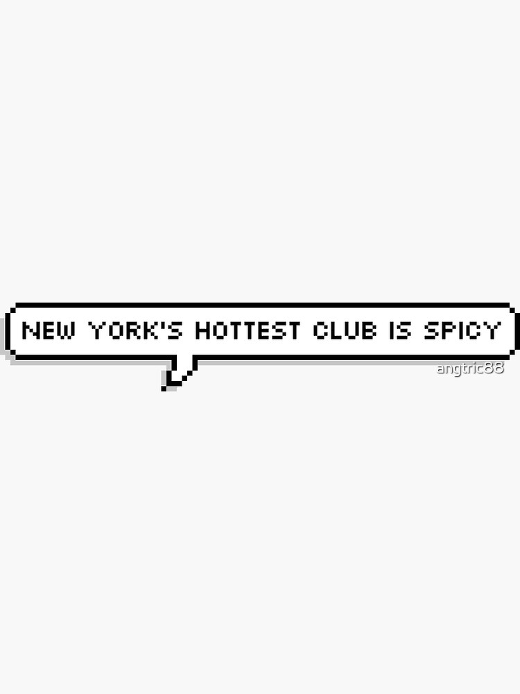 "new york's hottest club saturday night live" Sticker by angtric88
