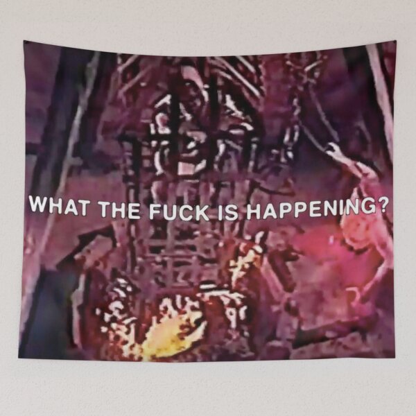 Item preview, WHAT THE FUCK IS HAPPENING? designed and sold by ymmhsbab.