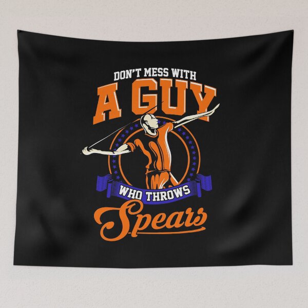 Item preview, Don't Mess With A Guy Who Throws Spears Javelin designed and sold by perfectpresents.