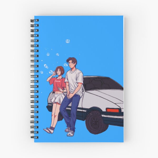 Item preview, Initial D - Takumi and Natsuki with AE86 designed and sold by carrot1231.
