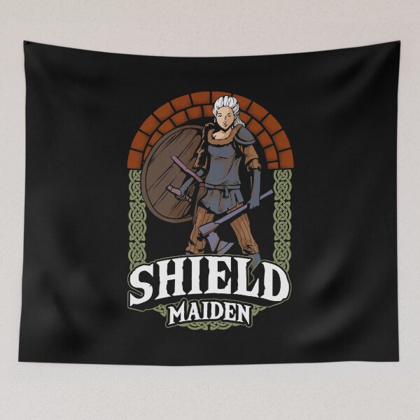 Item preview, Shield Maiden Female Viking Warrior Norse Myth designed and sold by perfectpresents.