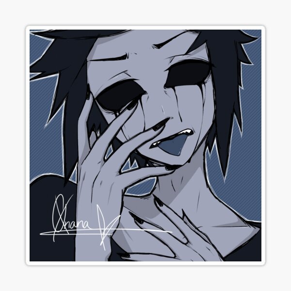 Jeff the Killer Fanart Sticker for Sale by OrianaOwO