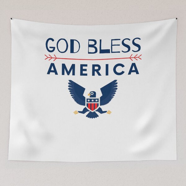 Item preview, God Bless America Shirt Camiseta patriótica del águila calva designed and sold by simplytldr.