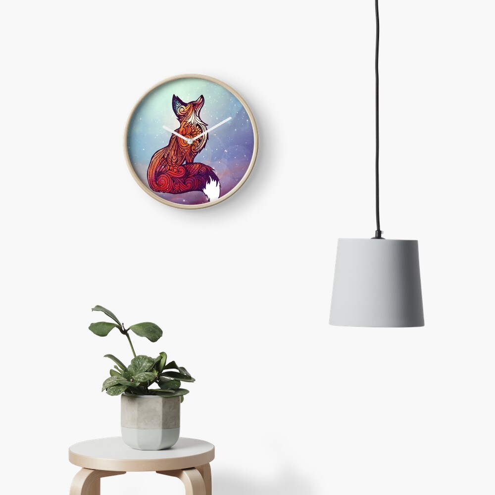 Item preview, Clock designed and sold by nellmeowmeow.