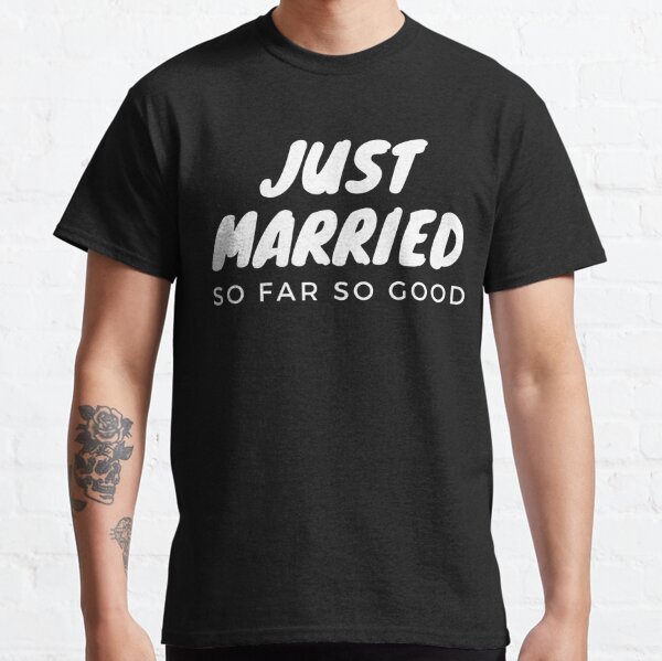 Camisetas personalizadas para parejas de Mr and Mrs. Just Married His and  Hers, camisas de boda, camisas de Wife Hubs, camisetas de luna de miel