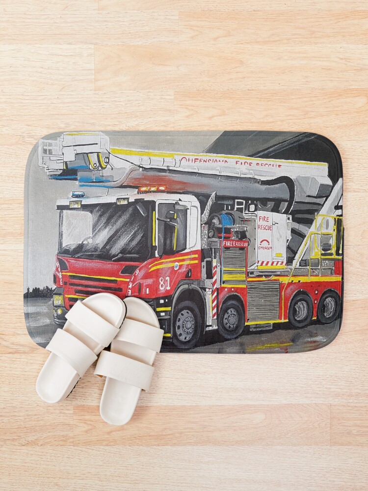 fire engine bath toy