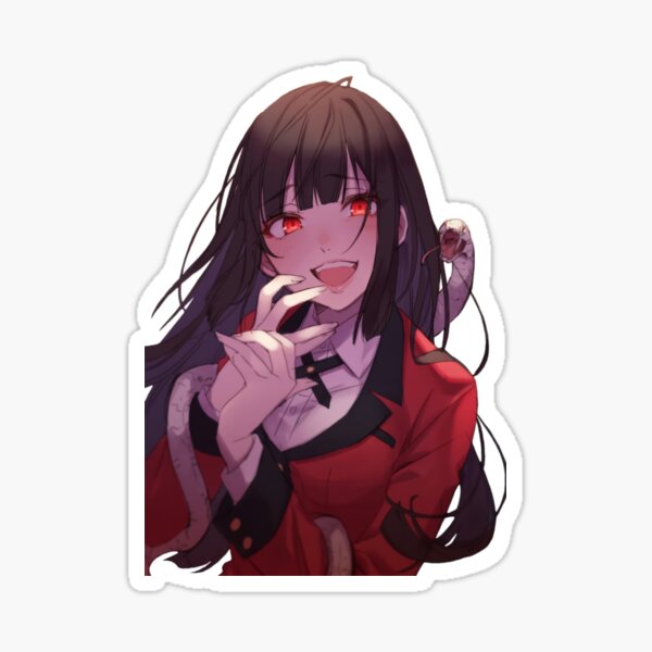 Yumeko Jabami Kakegurui Art Sticker For Sale By Beautycaprice