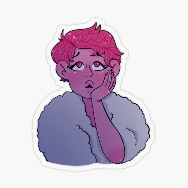 Persephone from Lore Olypmus Transparent Sticker