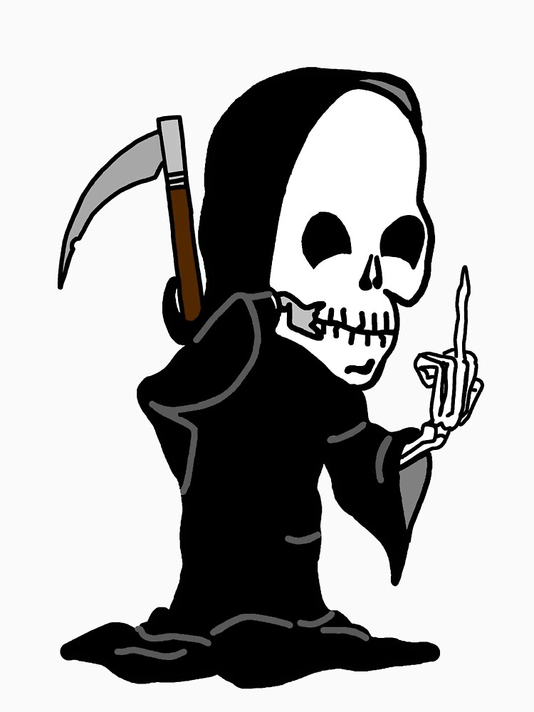 Grim Reaper Giving the Finger by imphavok
