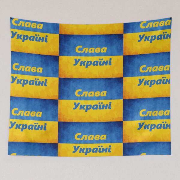 Item preview, Slava Ukraini Glory to Ukraine, Ukrainian flag design designed and sold by Jayrobs.