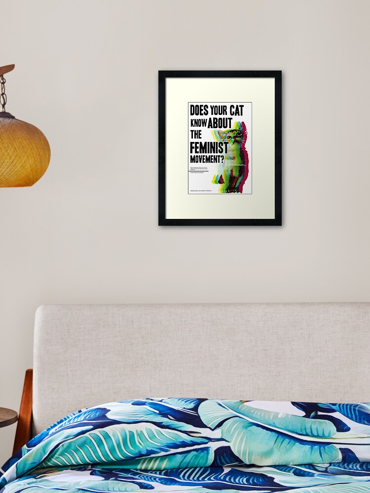 Thumbnail 1 of 7, Framed Art Print, Is Your Cat Ready? designed and sold by Erikaflea123.