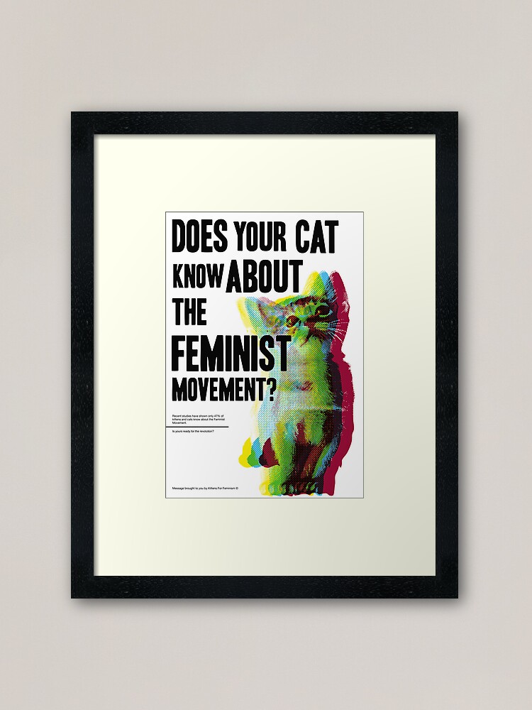 Thumbnail 2 of 7, Framed Art Print, Is Your Cat Ready? designed and sold by Erikaflea123.