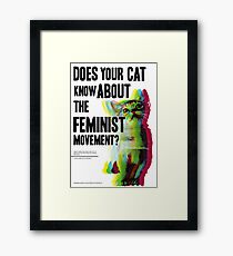 Lámina enmarcada ¿Está listo tu gato?