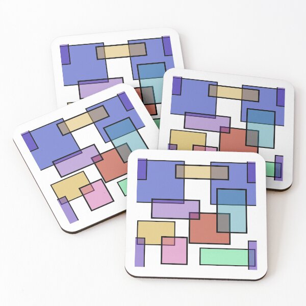 Item preview, Colorful Rectangles Pattern designed and sold by ChangingLight.