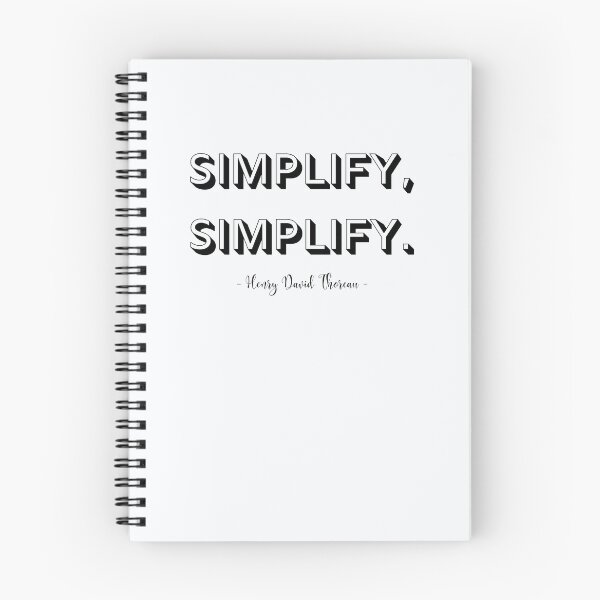 Item preview, Henry David Thoreau: Simplify designed and sold by yctO.