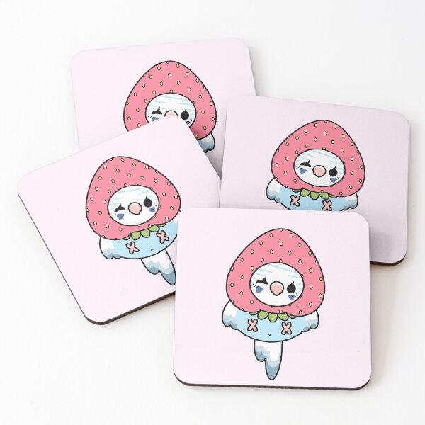 Item preview, Strawberry Budgie designed and sold by blirbos.
