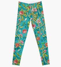 Morning Song - turquoise Leggings