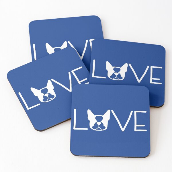 Item preview, Boston Terrier LOVE in white - Boston sticker - BT love - #BOSTONLIFE by Smooshface United designed and sold by smooshfaceutd.