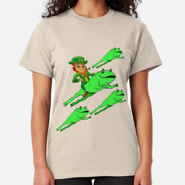 Leprechaun Riding a Frog St Patrick's Day, RBSSG Classic T-Shirt