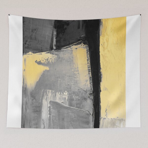 Item preview, black yellow abstract designed and sold by ElaSzczepaniak.