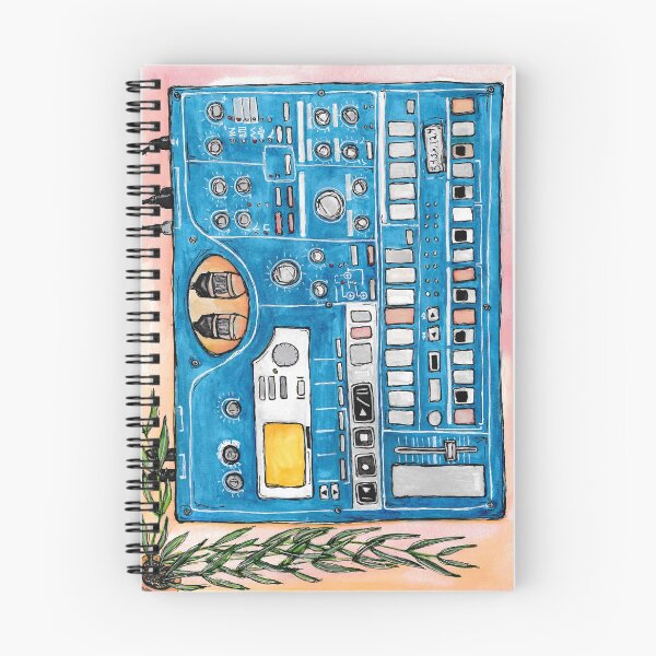 Item preview, Electribe Synthesizer Music Illustration designed and sold by Cathy Jimenez.