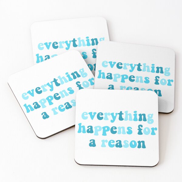 Item preview, everything happens for a reason designed and sold by createdbysydd.