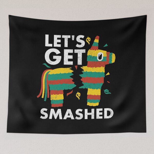 Item preview, Cinco de Mayo Let's Get Smashed Pinata designed and sold by EstelleStar.