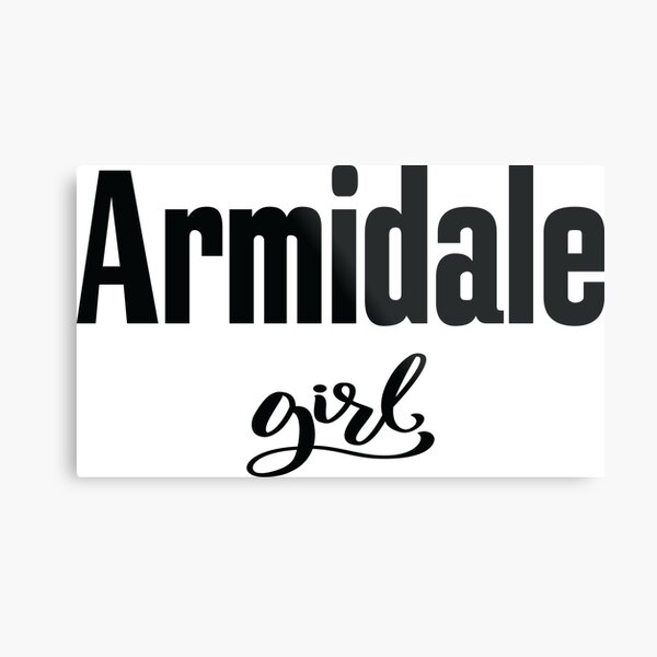 Armidale Girl New South Wales Australia Raised Me Metal Print