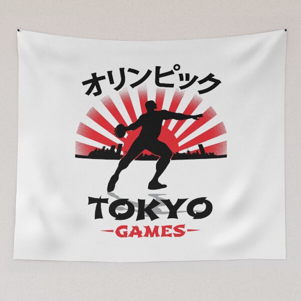 Item preview, Discus Thrower Tokyo by Track N Field Athlete Gifts designed and sold by oberdoofus.