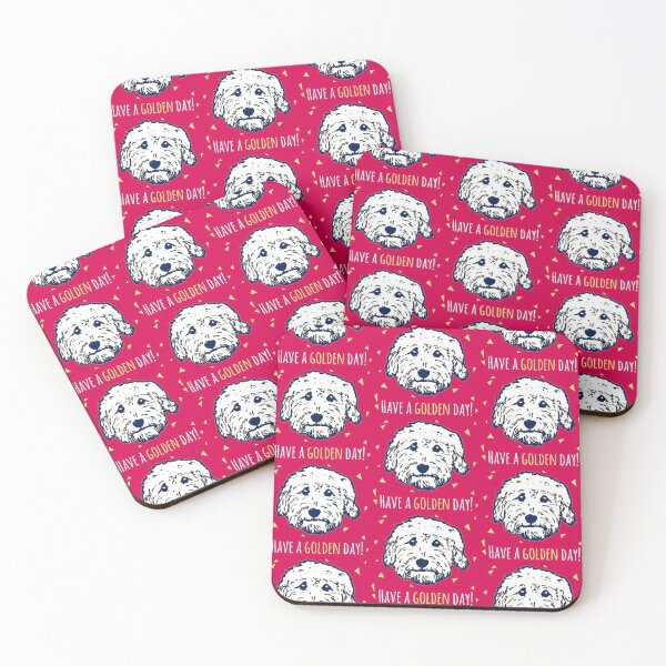 Item preview, Have a Goldendoodle day in pink - Goldendoodle gifts - Happy Goldendoodle dog - Dood dog mom designed and sold by smooshfaceutd.