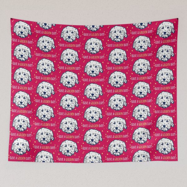 Item preview, Have a Goldendoodle day in pink - Goldendoodle gifts - Happy Goldendoodle dog - Dood dog mom designed and sold by smooshfaceutd.