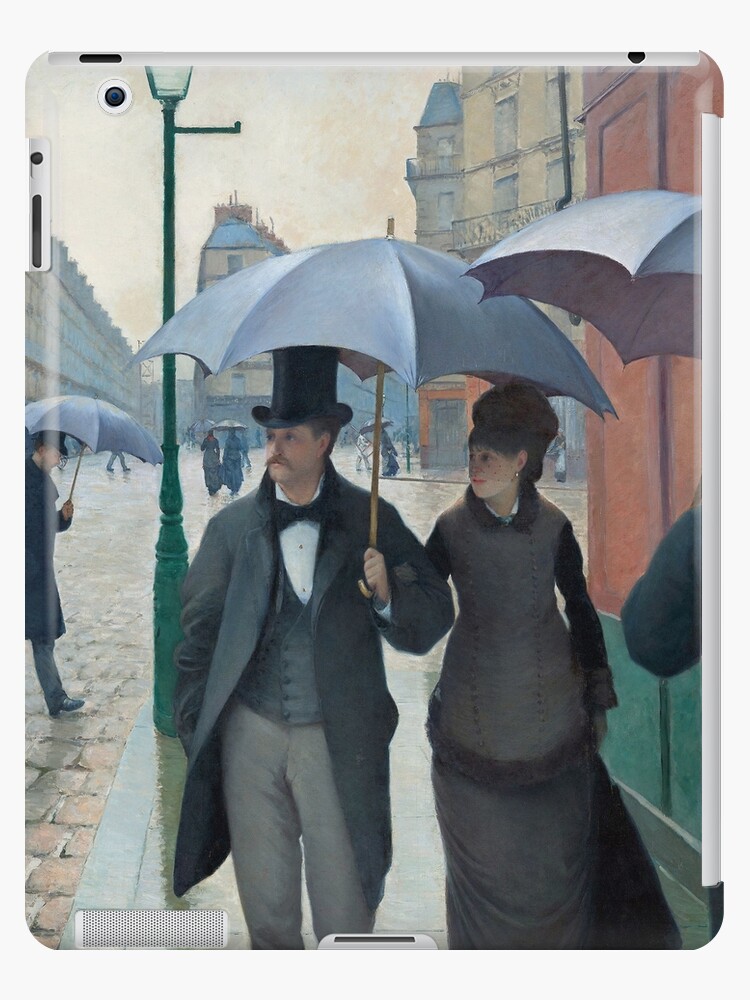 Caillebotte Paris Street Rainy Day Painting Ipad Case Skin By Ellen3309 Redbubble