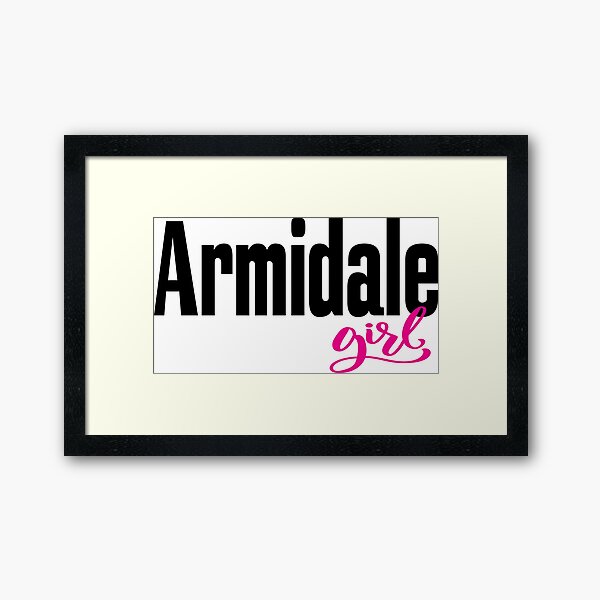 Armidale Girl New South Wales Australia Raised Me Framed Art Print