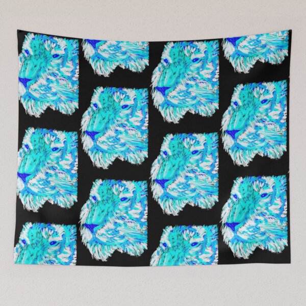 Item preview, Ice Tiger in Blue designed and sold by Personal Product Designers.