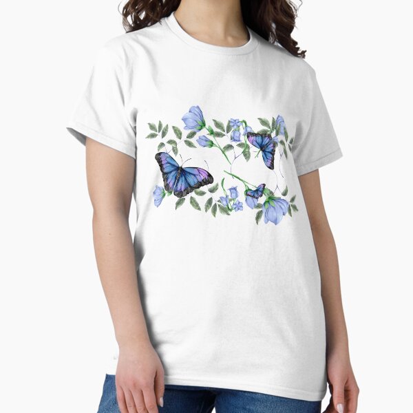Vista previa del artículo con la obra «Acuarela Mariposa Violeta», diseñado y vendido por GlowinUp Shop.
