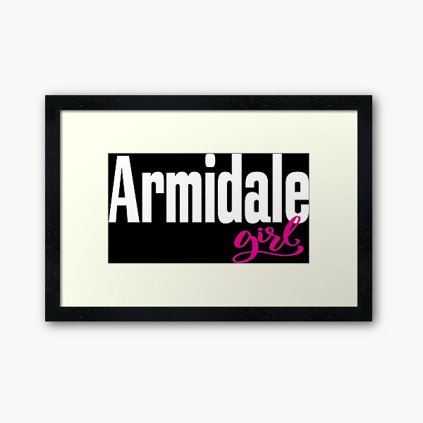 Armidale Girl New South Wales Australia Raised Me Framed Art Print