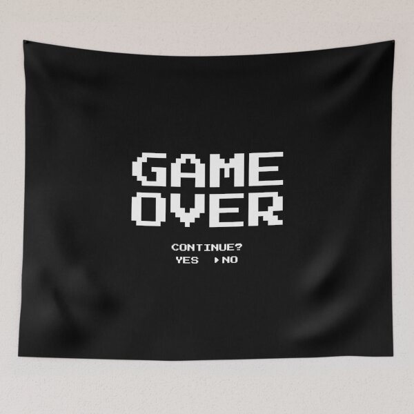 Item preview, Game Over, Continue Yes or No? - Gamer designed and sold by livegood.