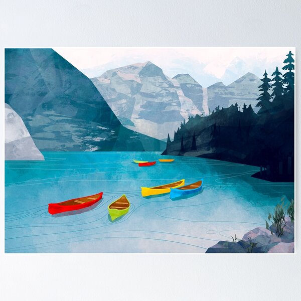 Canadian Canoes Poster